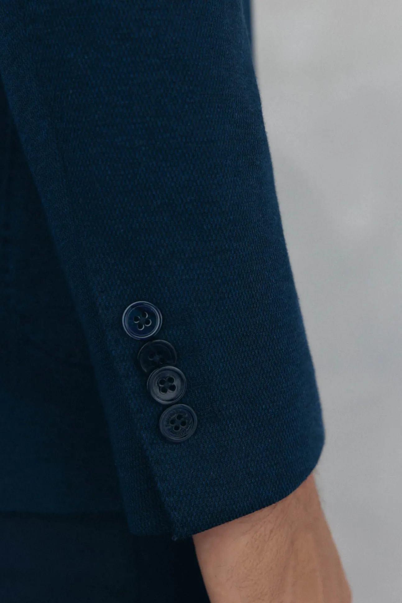 Americana de punto básica vistas desmontables