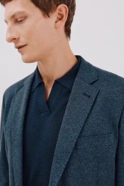 Americana de punto espiga