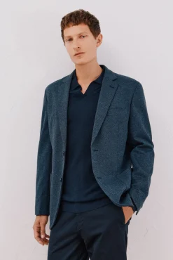 Americana de punto espiga