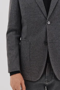 Americana de punto pata de gallo