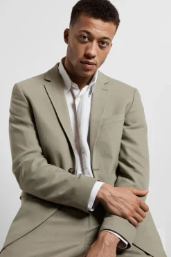 Americana de traje Slim Fit confeccionada con lana.