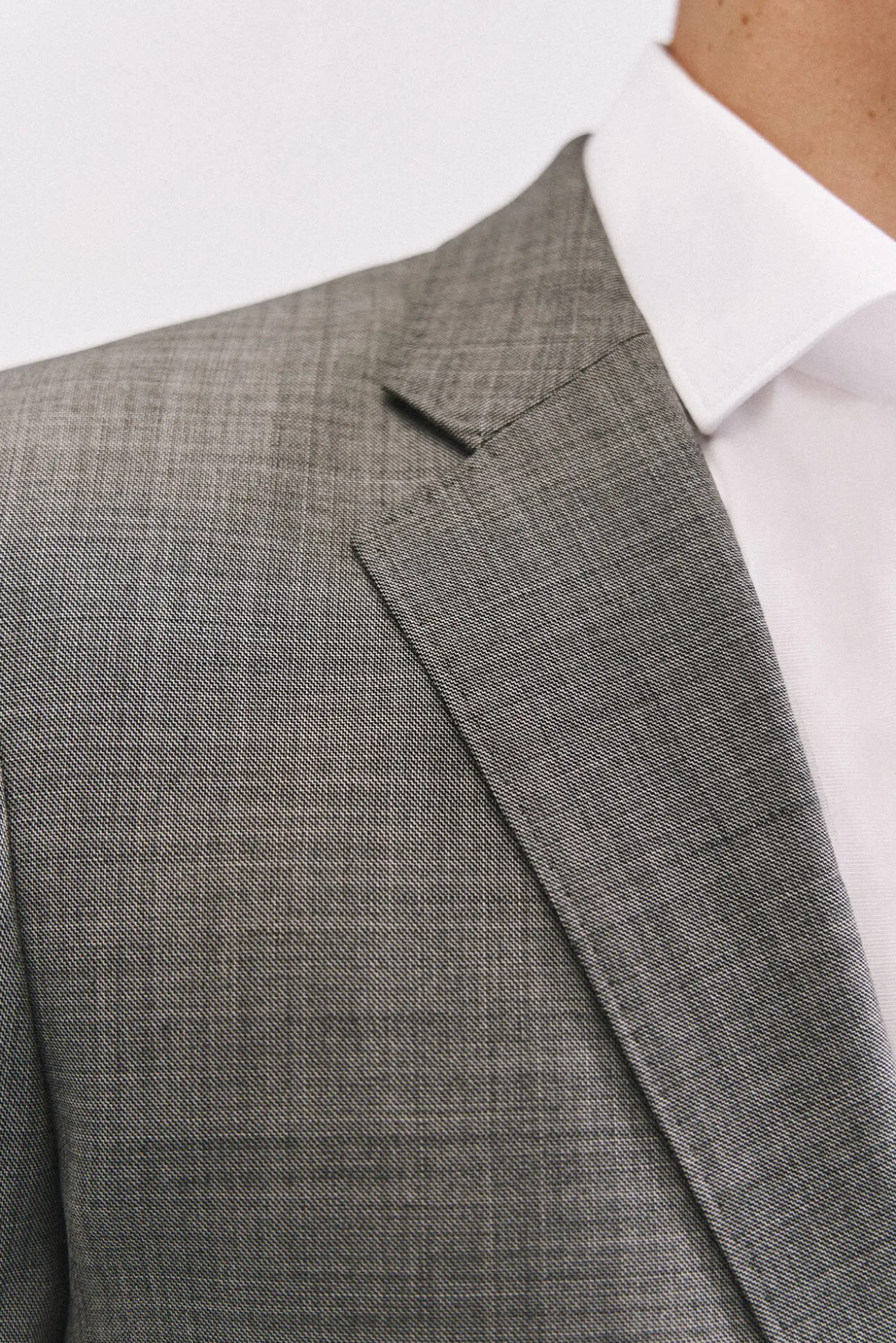 Americana estructura gris slim fit