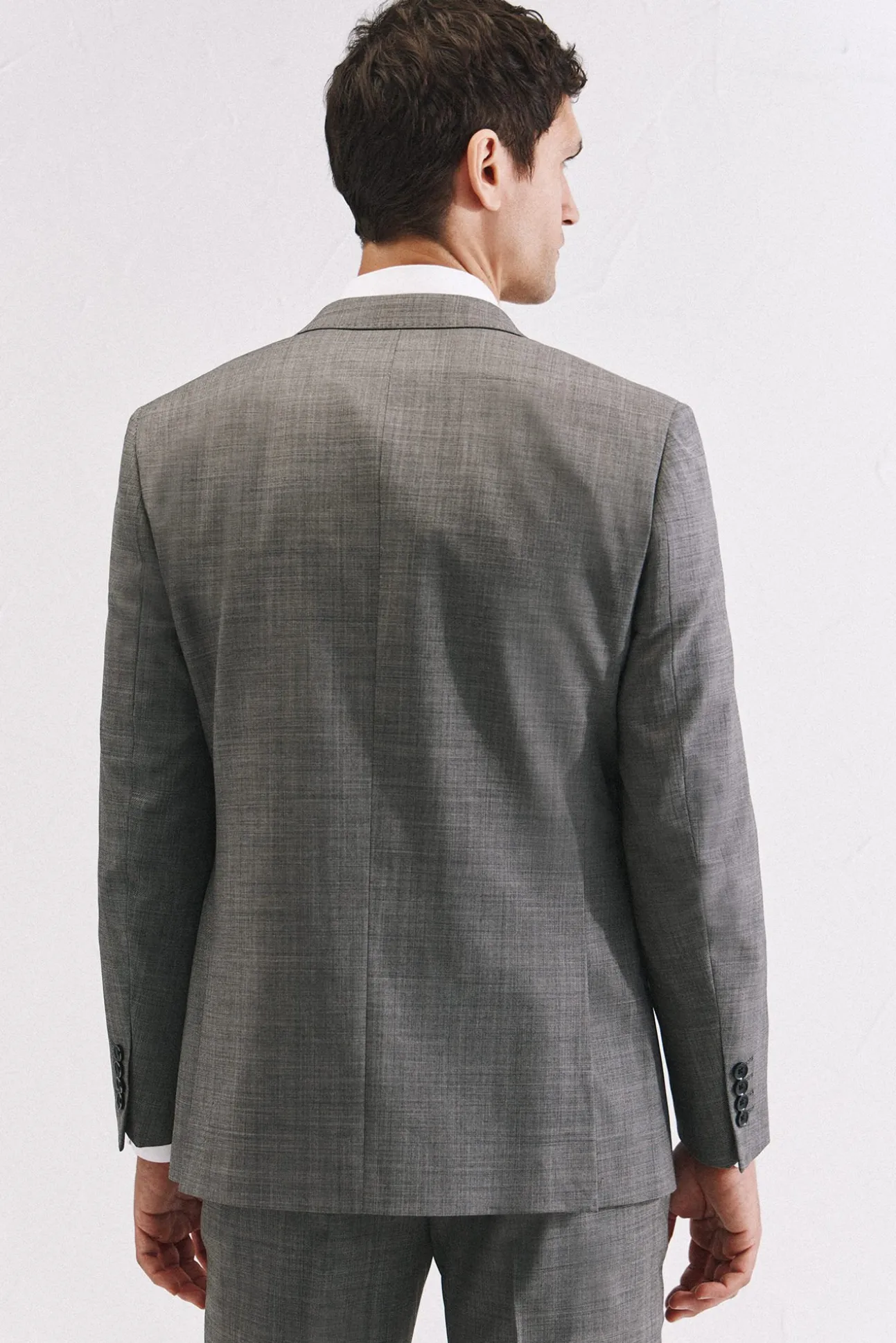 Americana estructura gris slim fit