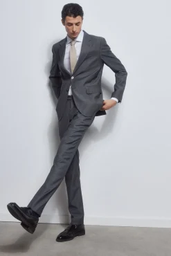 Americana gris bi-stretch slim