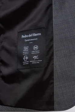 Americana gris bi-stretch slim