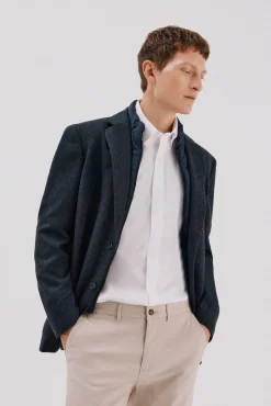 Americana lana con vistas desmontables