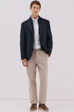 Americana lana con vistas desmontables