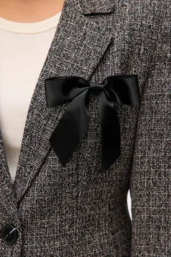 Americana larga efecto jaspeado