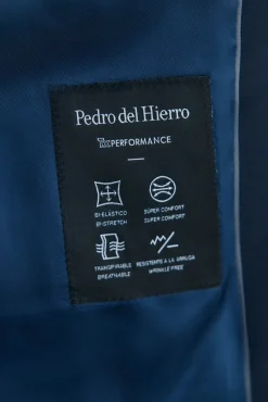 Americana lisa tailored bi-stretch