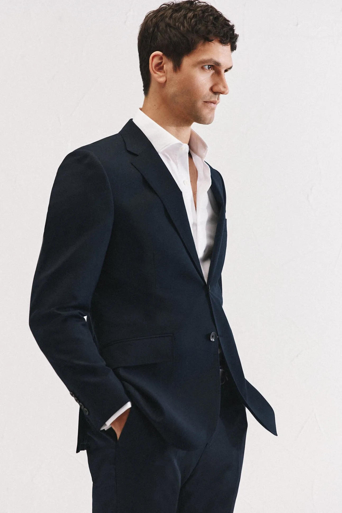 Americana marino slim fit