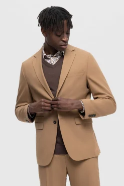 Americana Slim Fit con lana