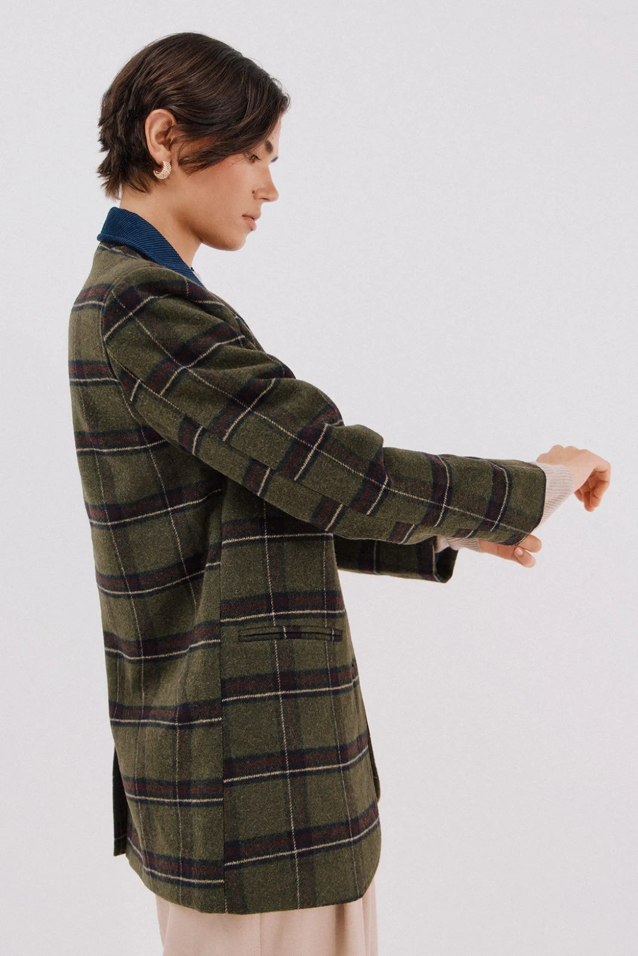 Americana tejido de paño