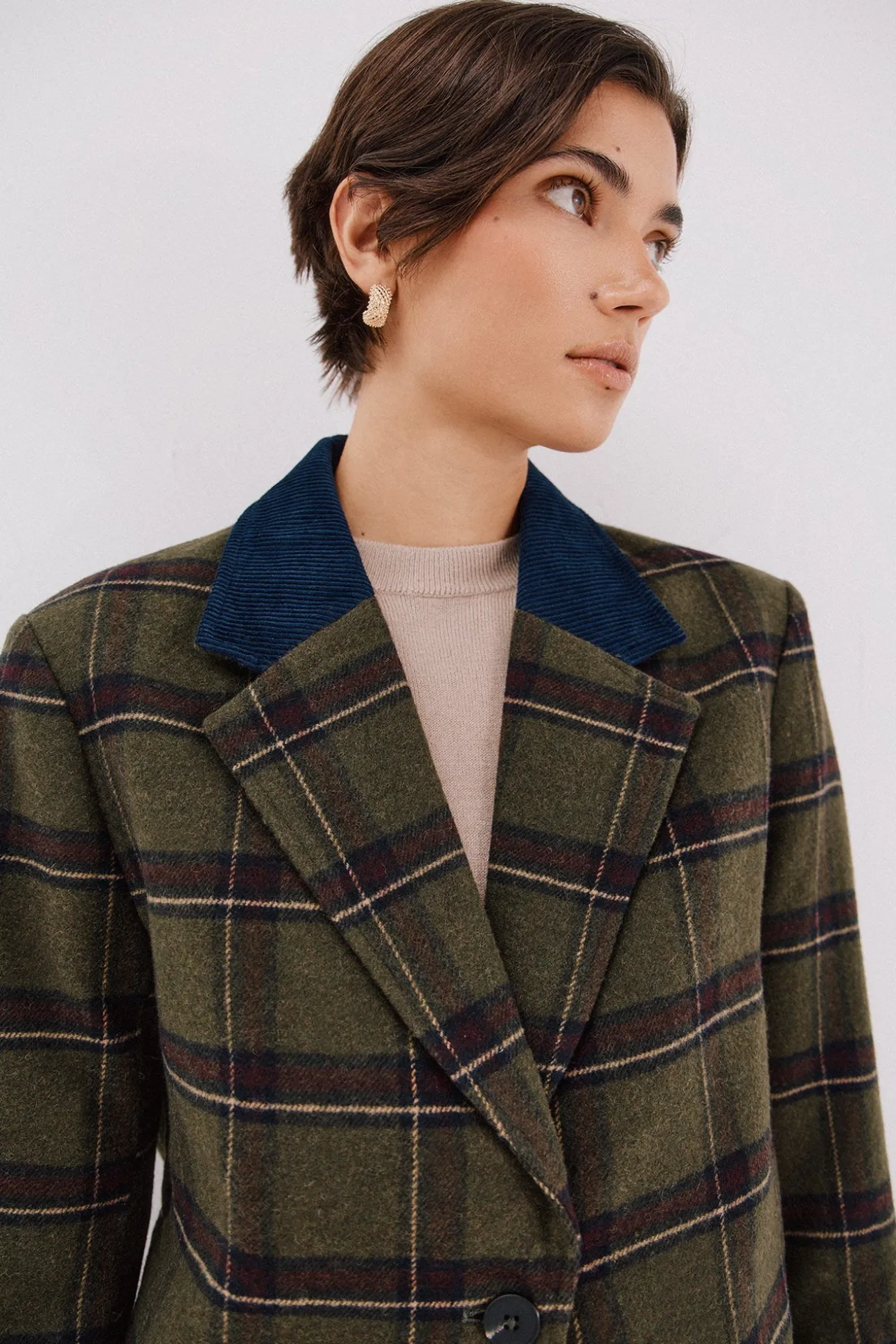 Americana tejido de paño