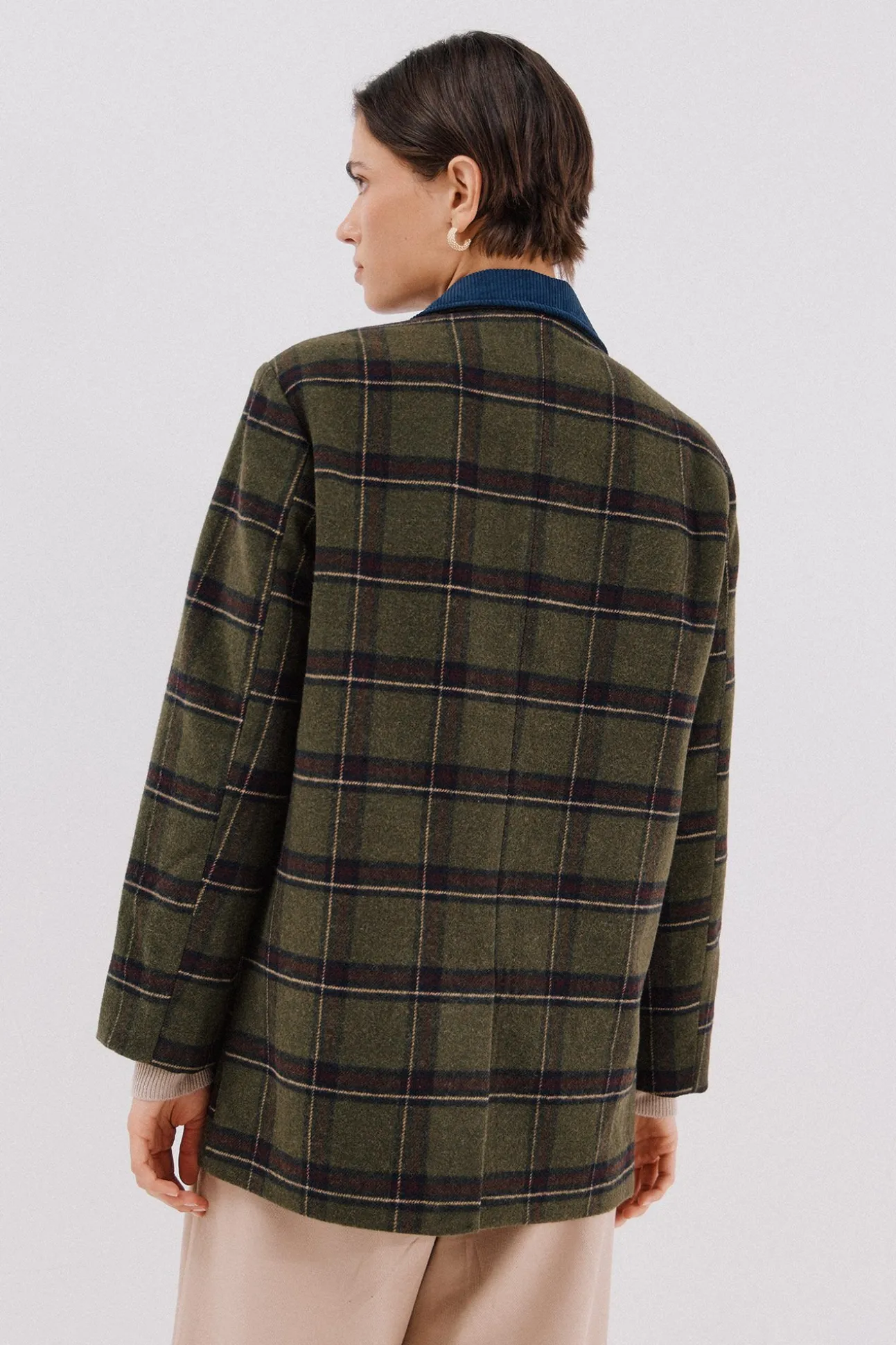 Americana tejido de paño