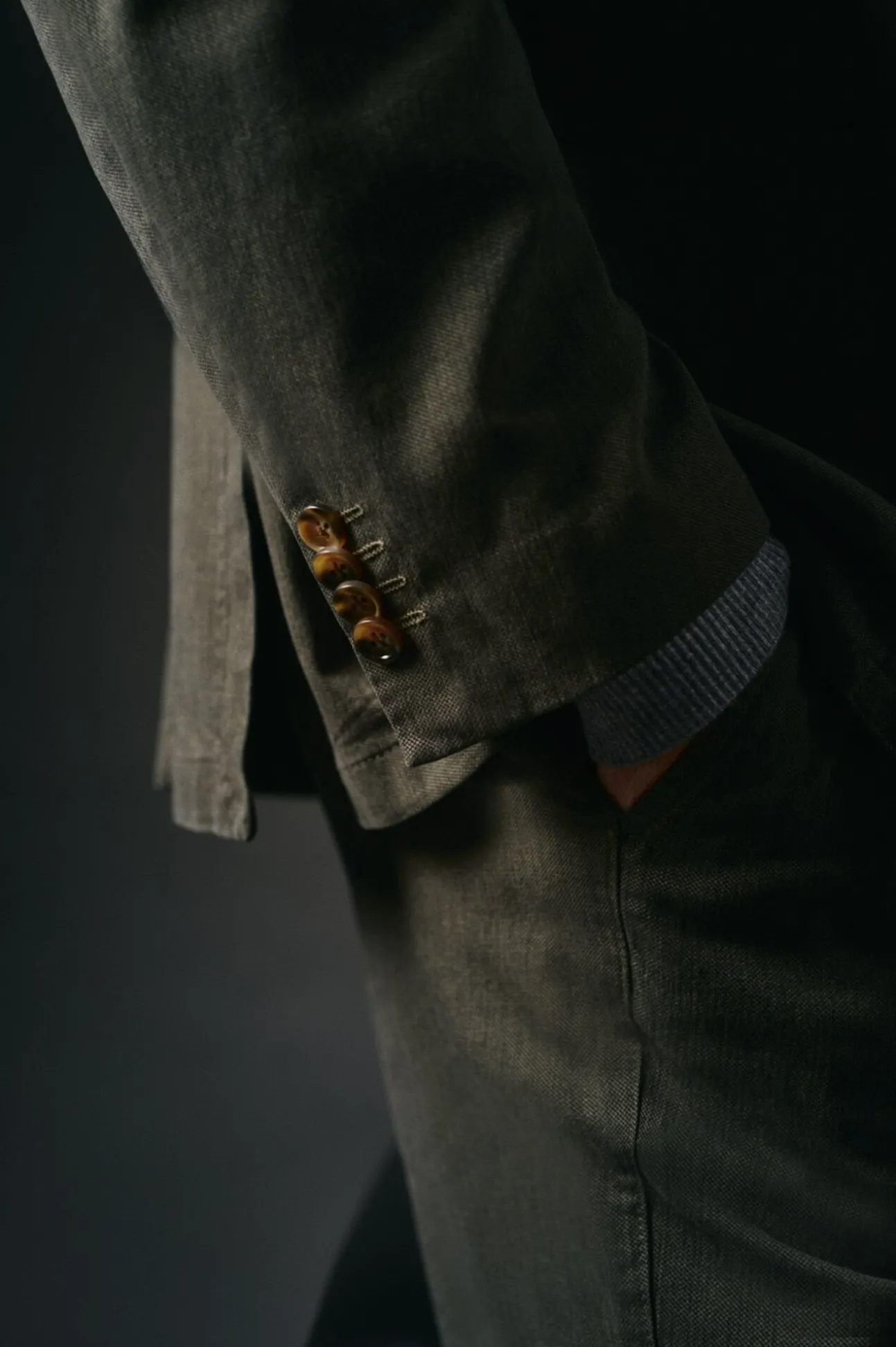 Americana traje algodón coordinado