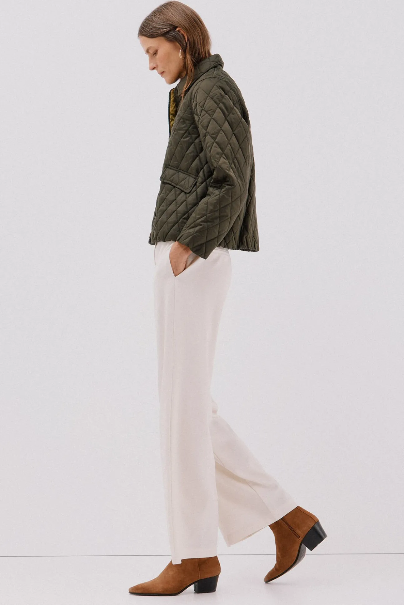 Anorak acolchado botones