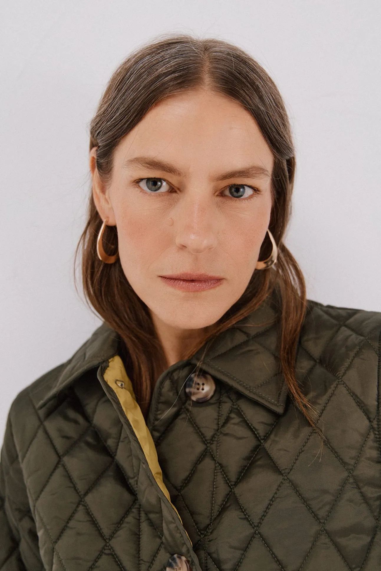 Anorak acolchado botones