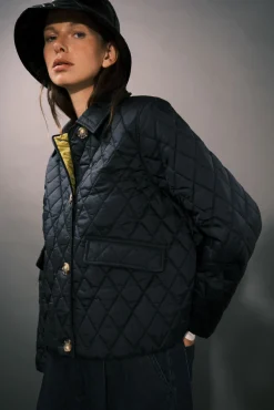 Anorak acolchado botones