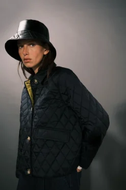 Anorak acolchado botones