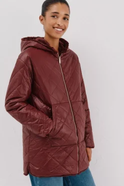 Anorak acolchado reversible efecto pelo