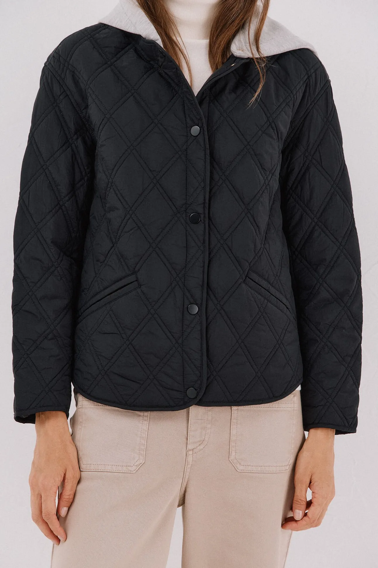 Anorak corto capucha sudadera