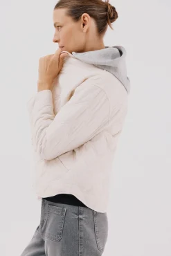 Anorak corto capucha sudadera