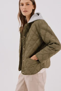 Anorak corto capucha sudadera