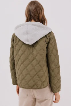 Anorak corto capucha sudadera