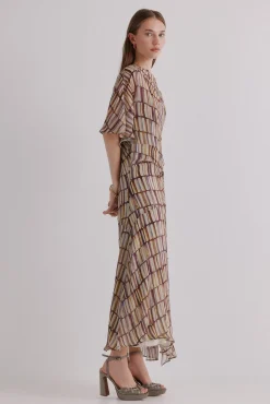 Aurora. Vestido estampado