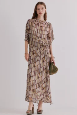 Aurora. Vestido estampado