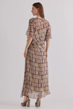 Aurora. Vestido estampado