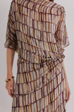 Aurora. Vestido estampado