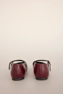 Bailarina de piel con arandelas