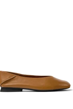 Bailarinas planas de piel