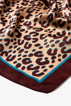 Bandana Satinada Estampada Leopardo