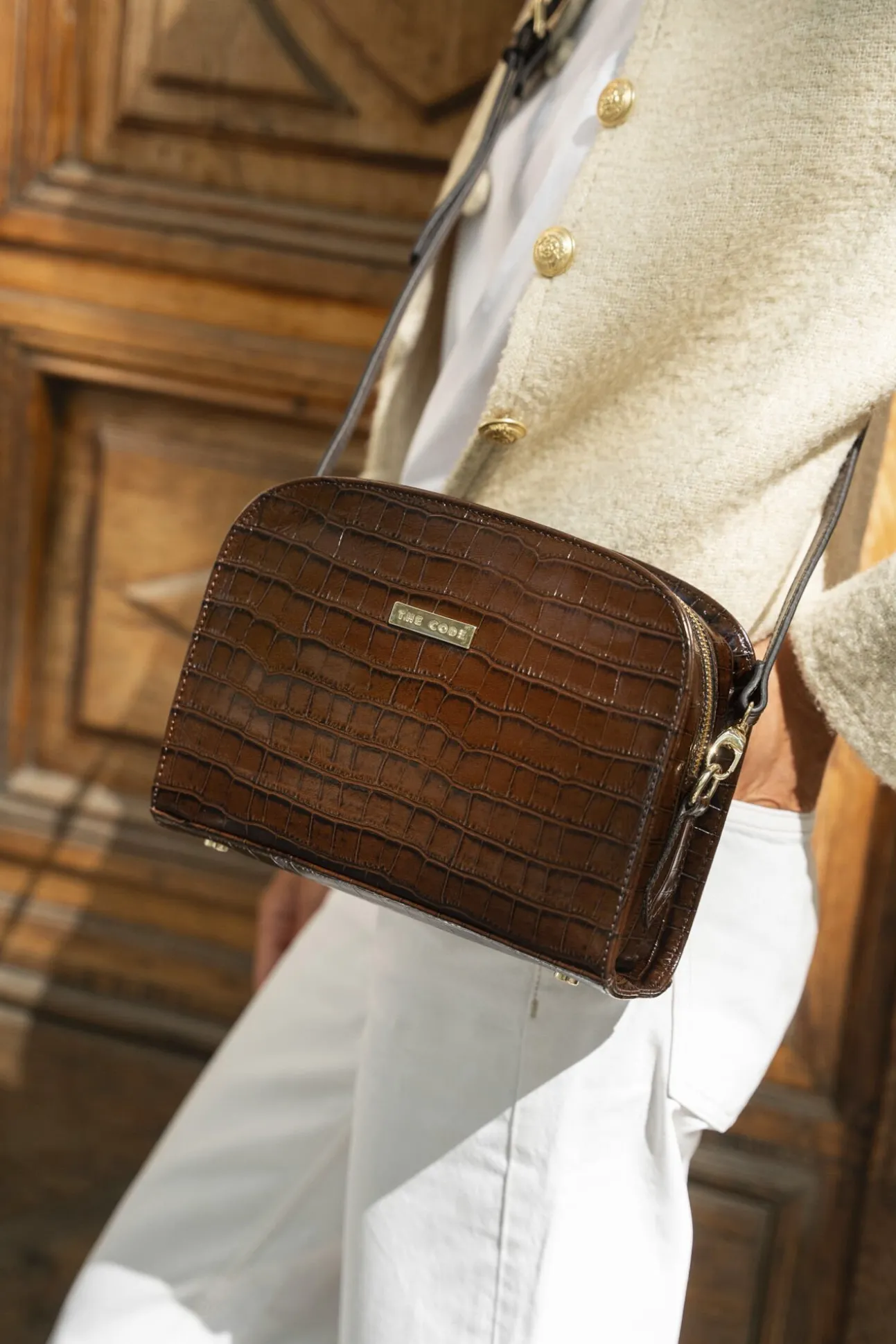 Bandolera casandra chocolate