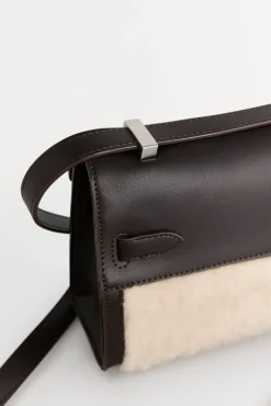 Bandolera convertible borreguito