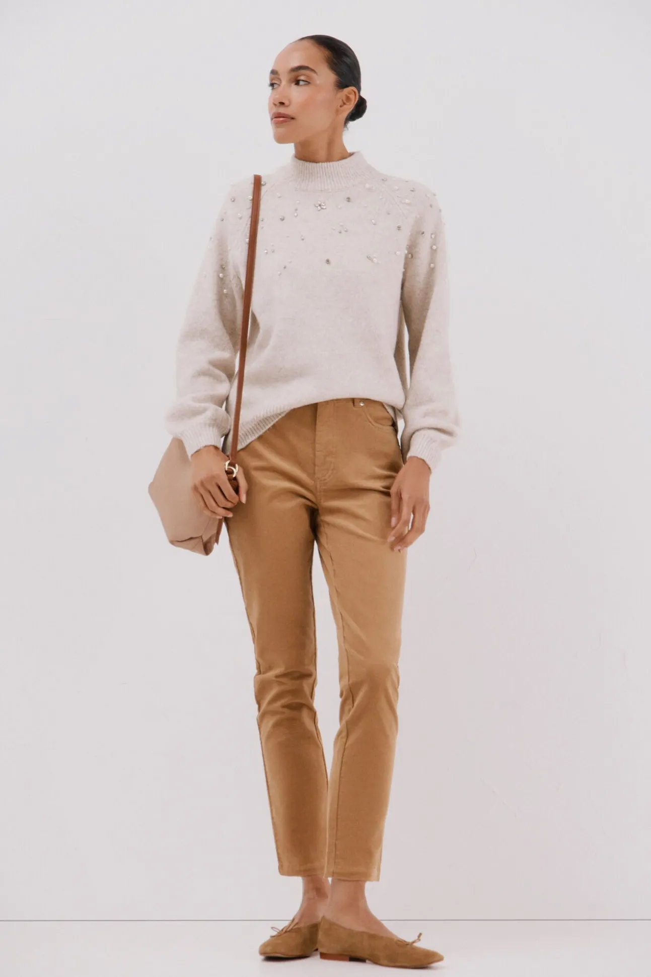 Bandolera nylon logo porque