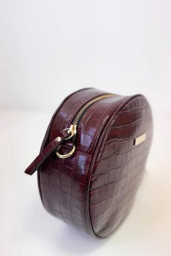 Bandolera olimpia coco burdeos