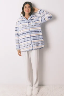 Bata capucha Snoopy cenefas