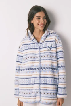 Bata capucha Snoopy cenefas