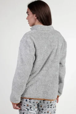 Bata corta borrego Snoopy&Friends para mujer