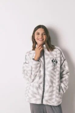 Bata corta pelo estampado Minnie