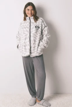 Bata corta pelo estampado Minnie