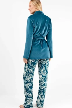 Bata en tejido polar elástico