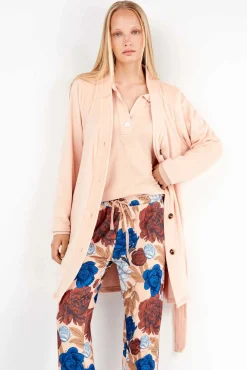 Bata tejido polar elástico