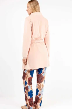 Bata tejido polar elástico