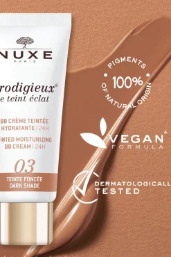 BB Cream Hidratante con Color 24H, Prodigieux® le teint éclat 30ml - Tono oscuro