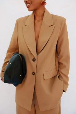 Blazer de cuello solapa