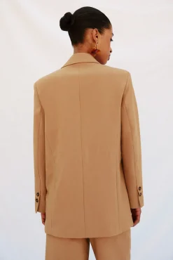 Blazer de cuello solapa